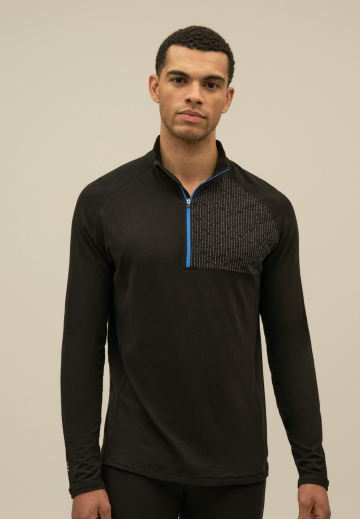 Image of the Painswick Bamboo Training Top in black by BAM Bamboo Clothing