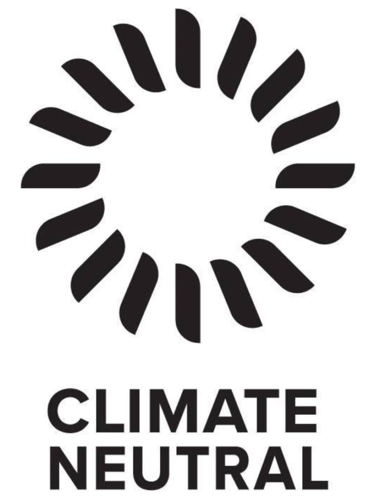 Image of the Climate Neutral Certified logo.