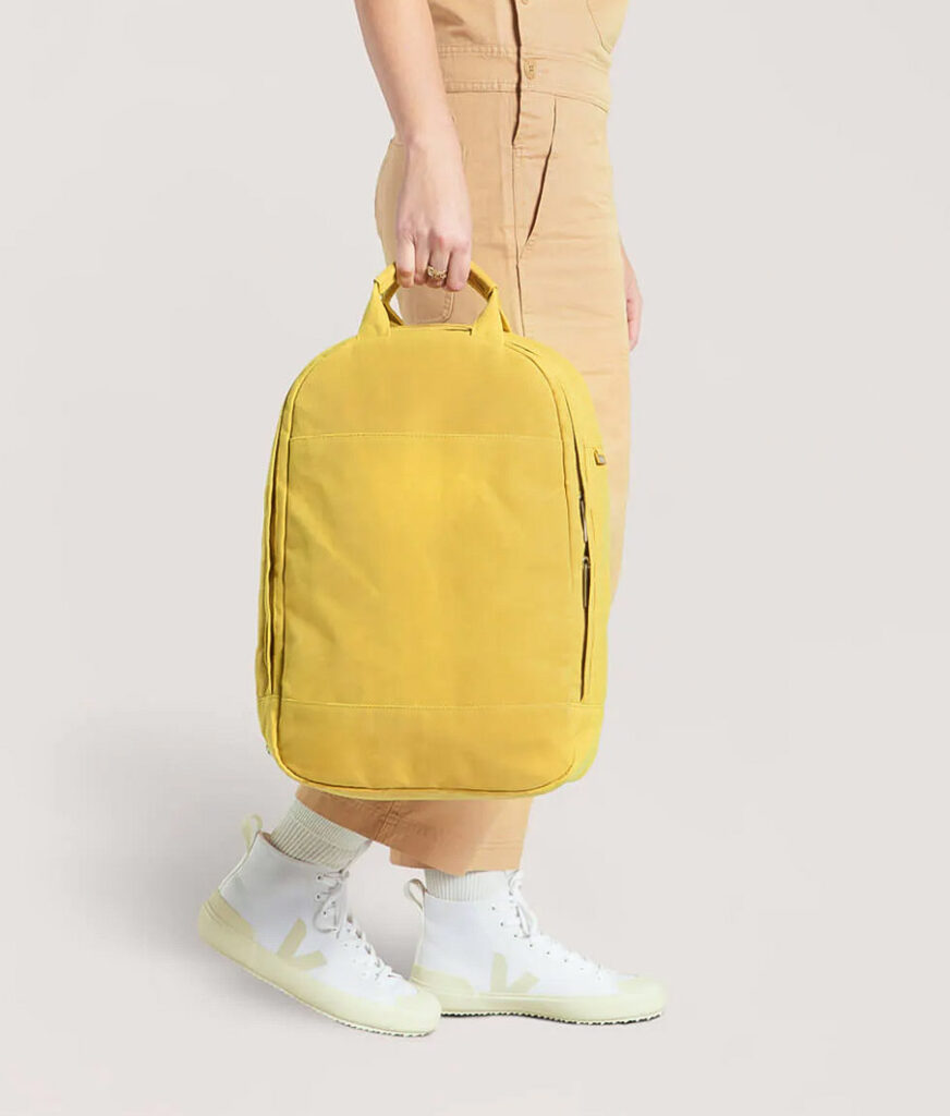 Image of The Backpack by Day Owl in yellow.