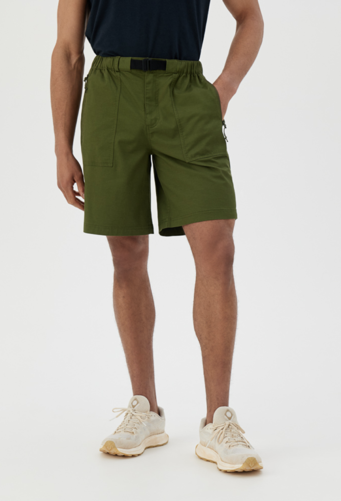 Image of the Summit Cloughton Belted Walking Shorts by BAM bamboo clothing