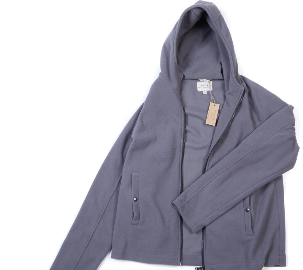 Image of the Recycled Zip-Through Hooded Fleece by Will's Vegan Store