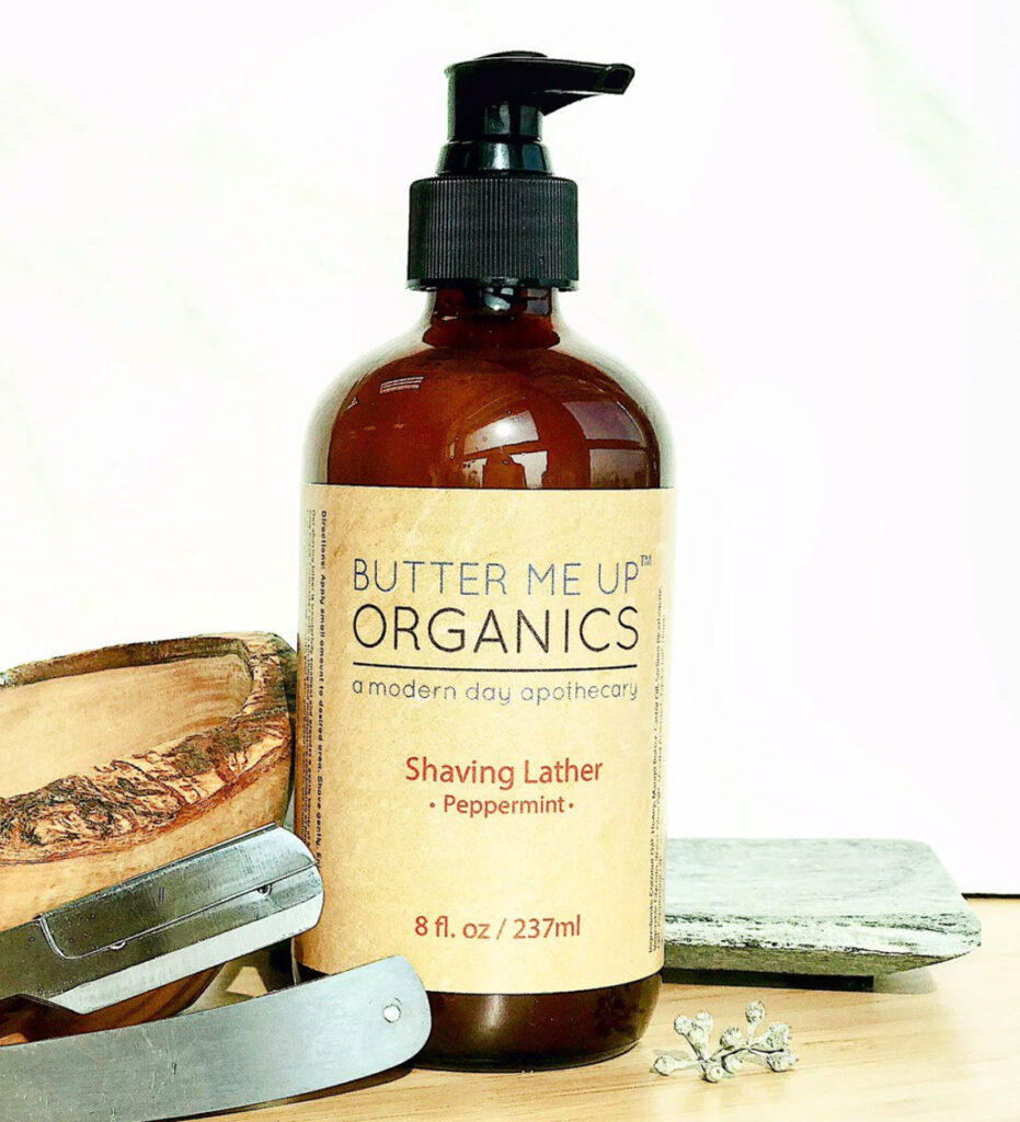Image of the Shave Lather from Butter Me Up Organics. 