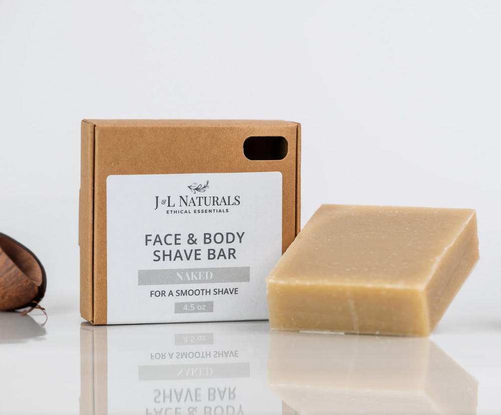 Image of the shave bar by J&L Naturals
