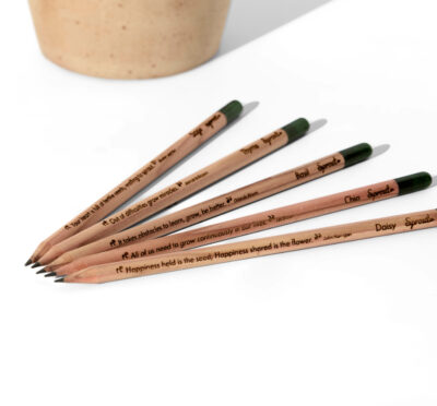 Image of the mindful edition eco-friendly pencils by Sproutworld.