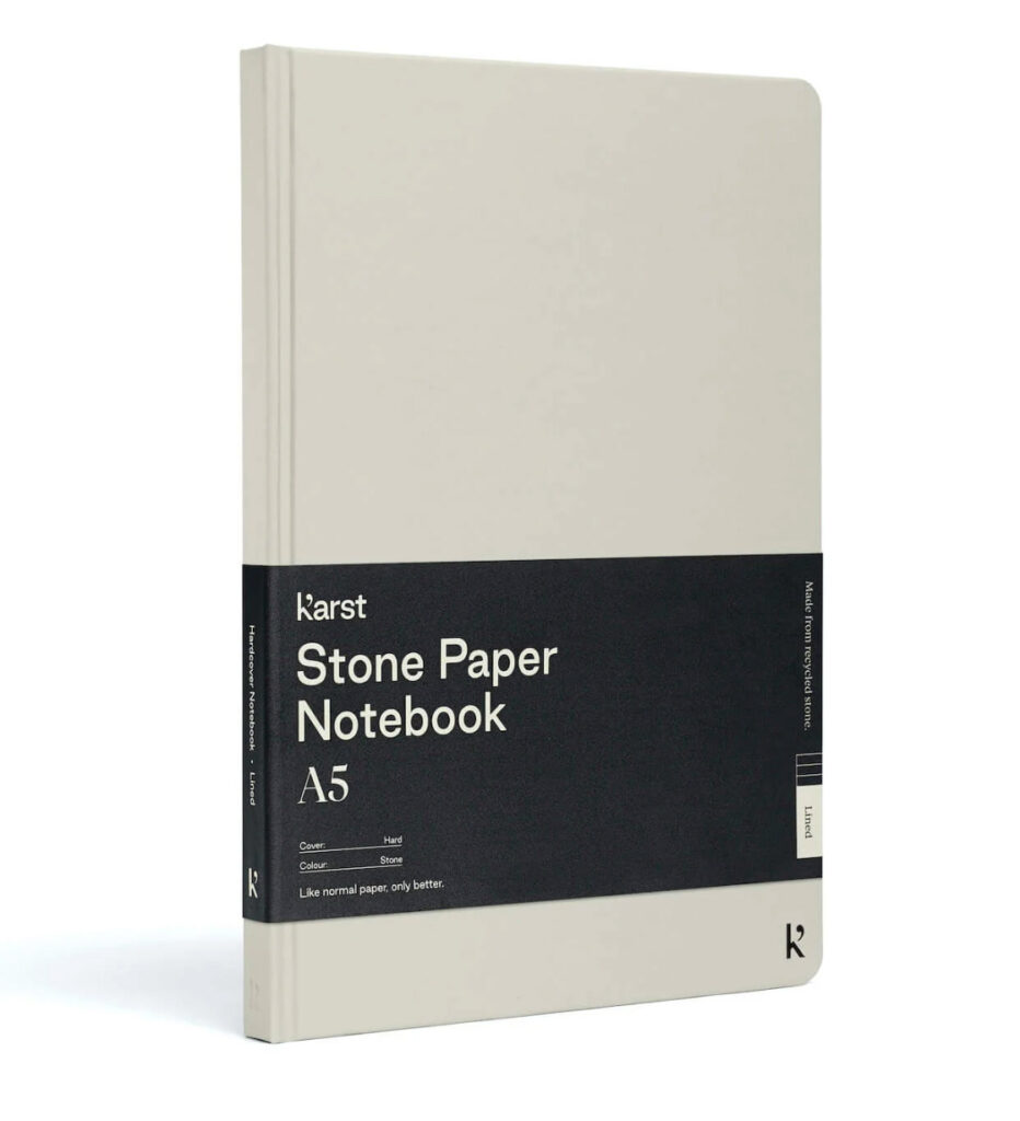Image of the Stone Paper Notebook by Karst -sustainable stationery for schools.
