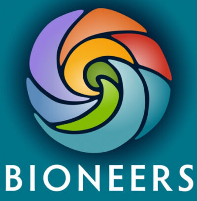 Image of the podcast logo for Bioneers