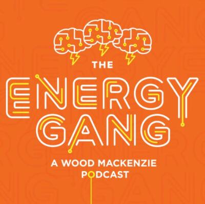 Image of the podcast logo for The Energy Gang.