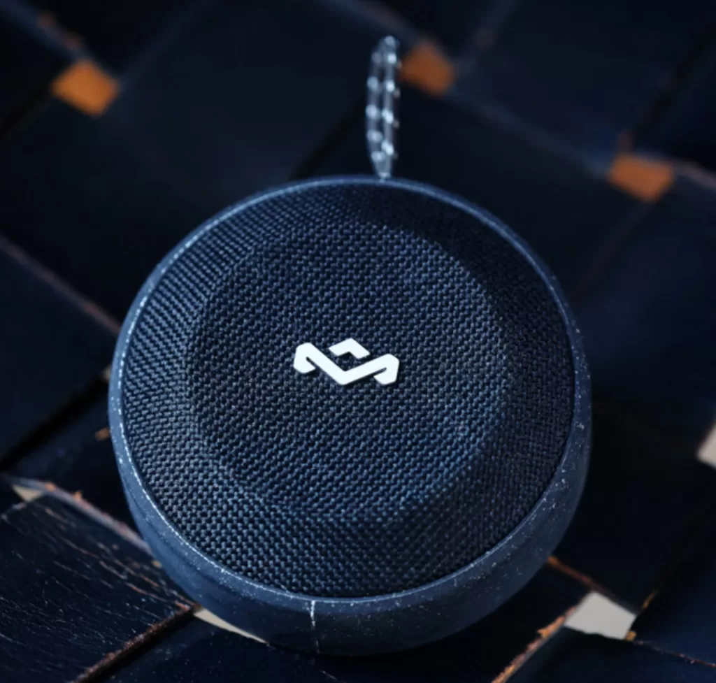 Image of a sustainable bluetooth speaker from House of Marley.