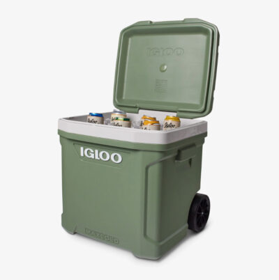 Image of the ECOCOOL Latitude 60 Qt Roller Cooler by Igloo