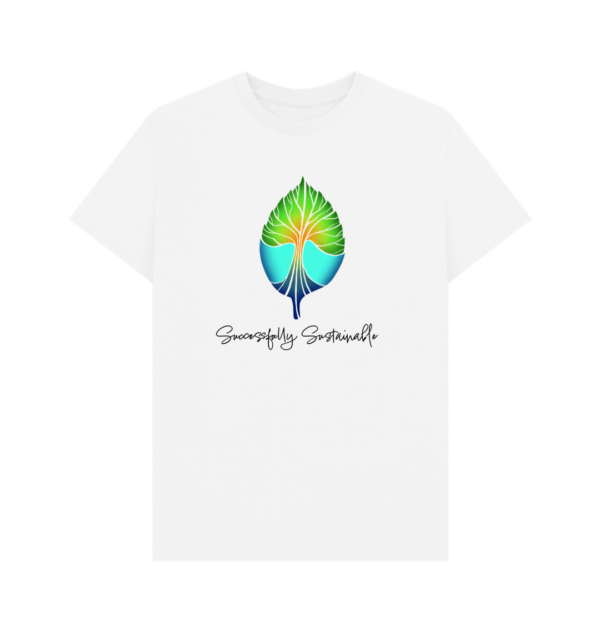 Flat image of the Successfully Sustainable Tee in White