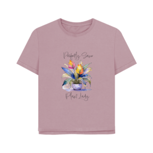 Flat image of the Plant Lady Tee in Mauve