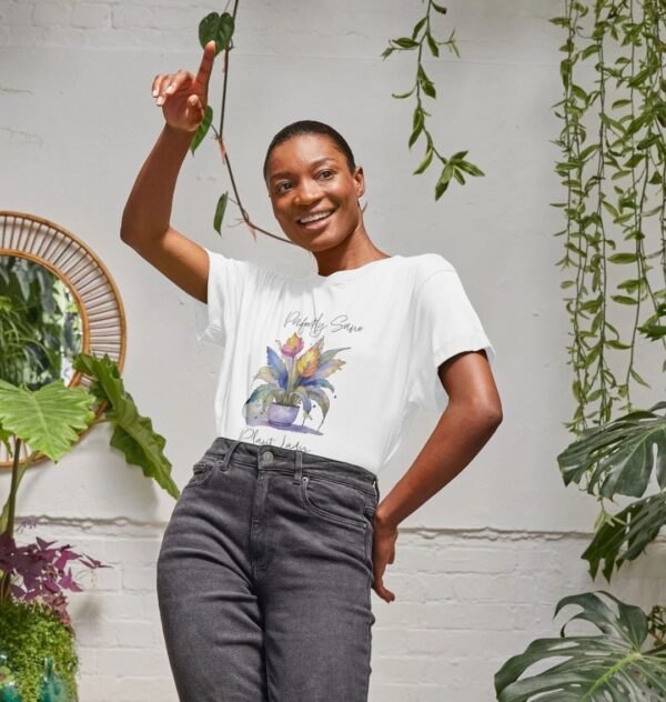 Flat image of the Plant Lady Tee in White