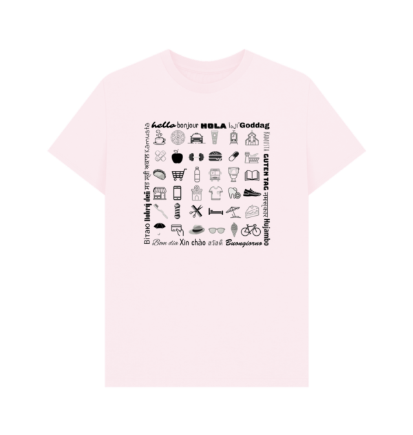 Flat image of the Ultimate Travel Tee in Pink