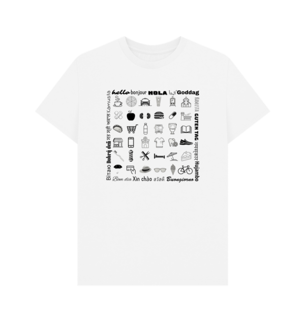 Flat image of the Ultimate Travel Tee in White