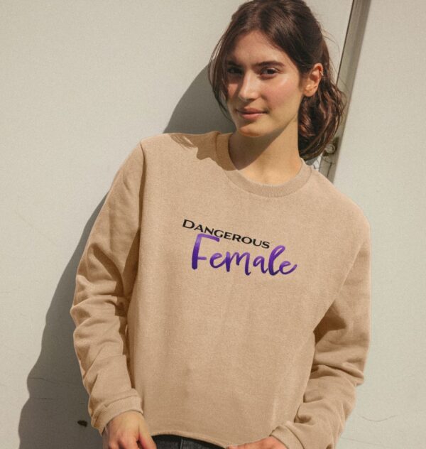 Dangerous Female Boxy Sweater - Image 2