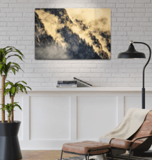 Misty Mountain Morning Print