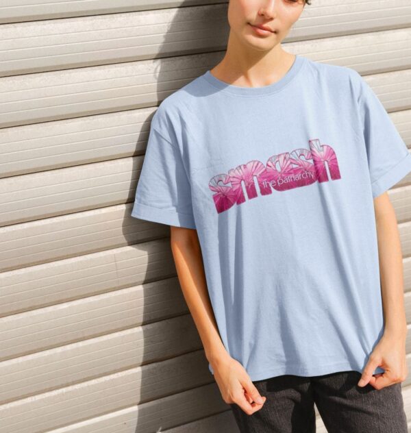 Smash the Patriarchy Relaxed Fit Tee - Image 4