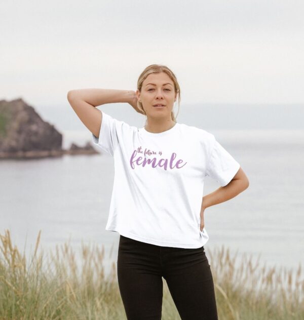 The Future is Female Boxy Tee - Image 2