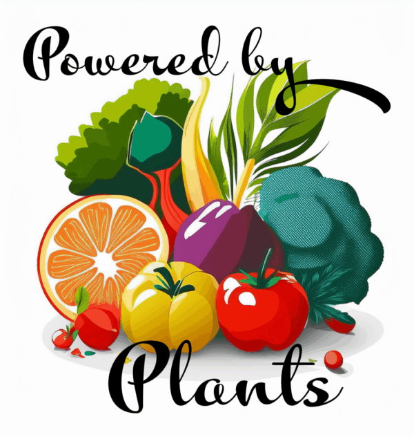 Powered by Plants Baseball Tee - Image 3